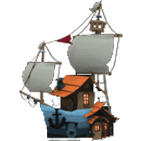 Pirate Ship House  - Common from Build House Menu